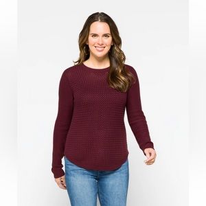 NEVER WORN- Lety & Me Josey Elbow Patch Sweater- Size Small